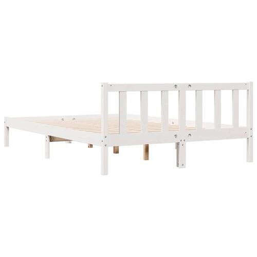 Ekstra lang sengeramme uden madras 140x220 cm massivt fyrretræ