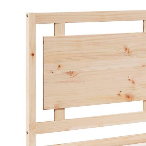 Ekstra lang sengeramme uden madras 200x220 cm massivt træ
