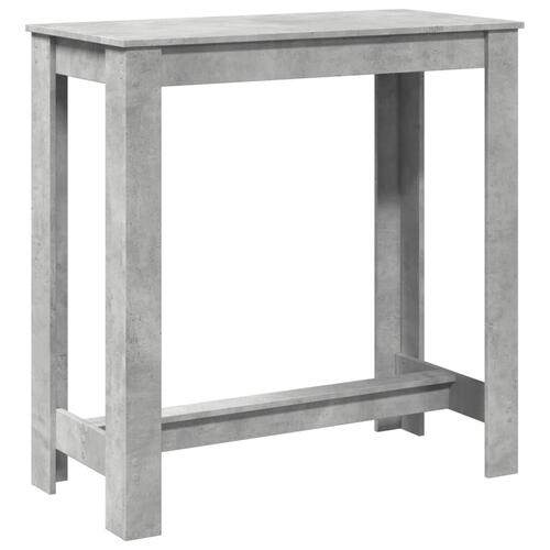 Barbord 102x50x103,5 cm konstrueret træ betongrå