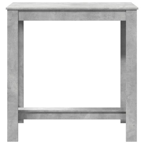 Barbord 102x50x103,5 cm konstrueret træ betongrå