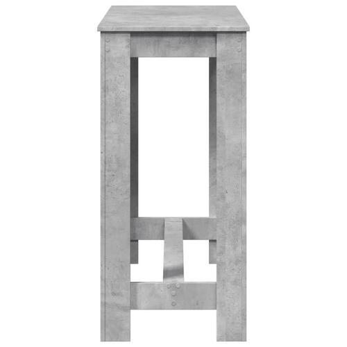 Barbord 102x50x103,5 cm konstrueret træ betongrå