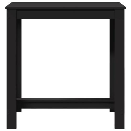 Barbord 102x50x103,5 cm konstrueret træ sort