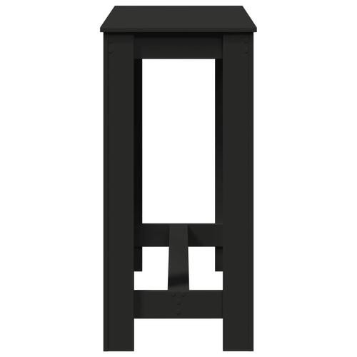 Barbord 102x50x103,5 cm konstrueret træ sort