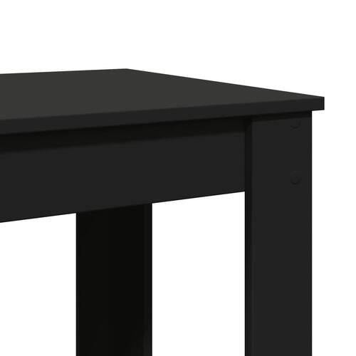 Barbord 102x50x103,5 cm konstrueret træ sort