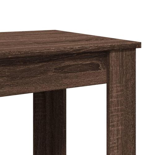 Barbord 51x50x103,5 cm konstrueret træ brun egetræsfarve