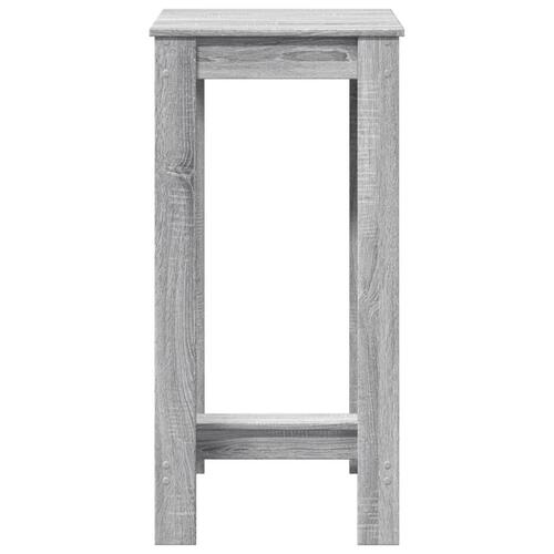 Barbord 51x50x103,5 cm konstrueret træ grå sonoma-eg