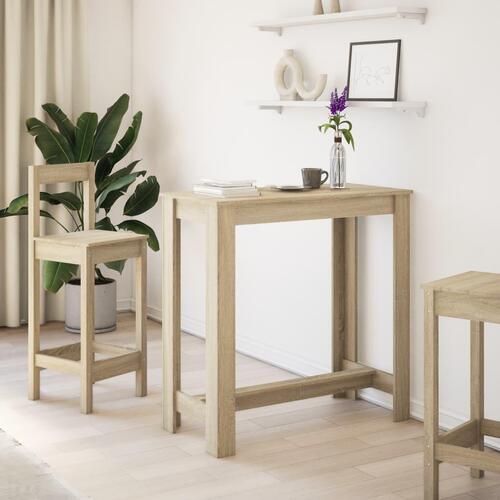 Barbord 102x50x103,5 cm konstrueret træ sonoma-eg