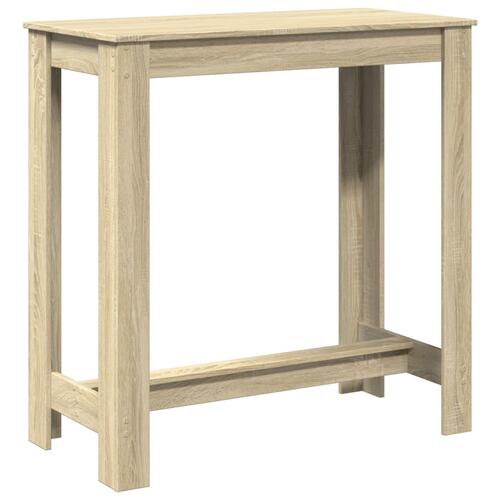 Barbord 102x50x103,5 cm konstrueret træ sonoma-eg