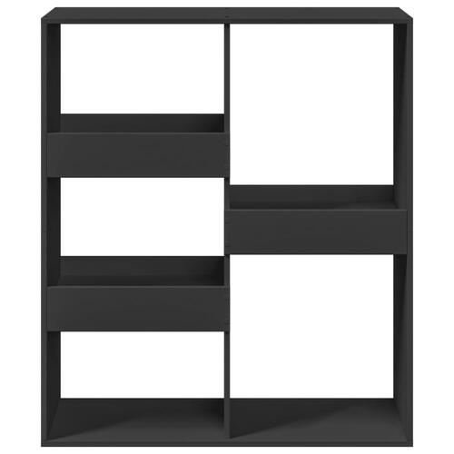 Bogreol/rumdeler 100x33x115 cm sort