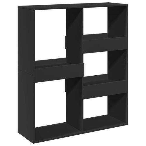Bogreol/rumdeler 100x33x115 cm sort