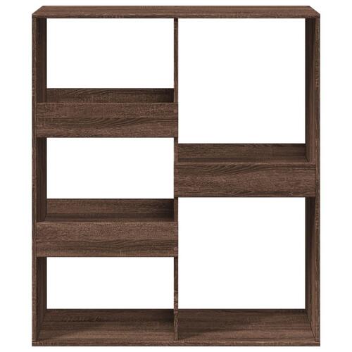 Bogreol/rumdeler 100x33x115 cm brun egetræsfarve