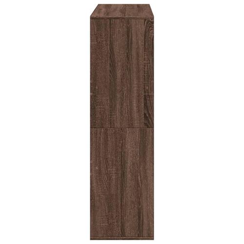 Bogreol/rumdeler 100x33x115 cm brun egetræsfarve