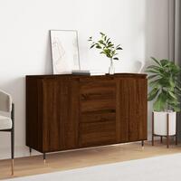 Skænk 104x35x70 cm konstrueret træ brun egetræsfarve