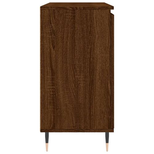 Skænk 104x35x70 cm konstrueret træ brun egetræsfarve