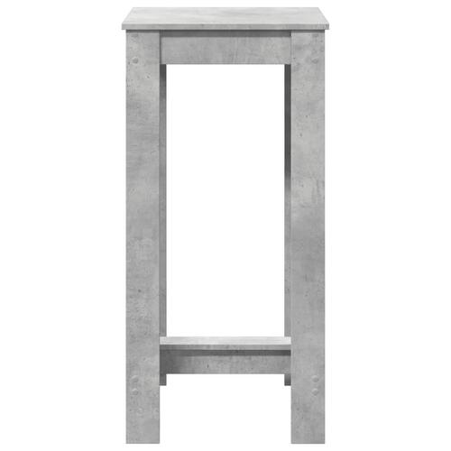 Barbord 51x50x103,5 cm konstrueret træ betongrå