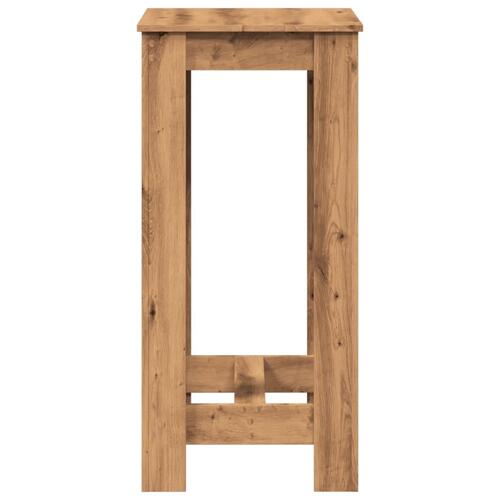 Barbord 51x50x103,5 cm konstrueret træ gammelt trælook