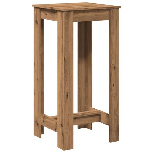 Barbord 51x50x103,5 cm konstrueret træ gammelt trælook