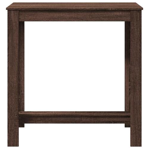 Barbord 102x50x103,5 cm konstrueret træ brun egetræsfarve
