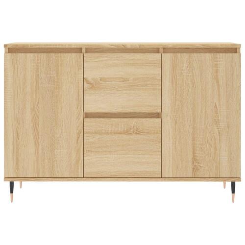 Skænk 104x35x70 cm konstrueret træ sonoma-eg