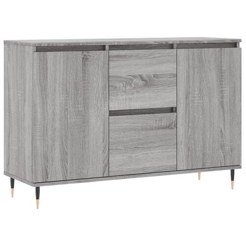 Skænk 104x35x70 cm konstrueret træ grå sonoma-eg