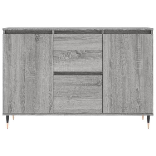 Skænk 104x35x70 cm konstrueret træ grå sonoma-eg