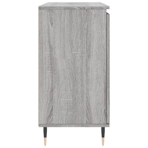 Skænk 104x35x70 cm konstrueret træ grå sonoma-eg