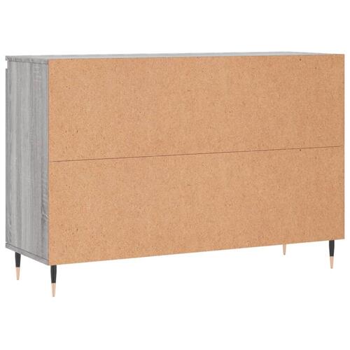 Skænk 104x35x70 cm konstrueret træ grå sonoma-eg