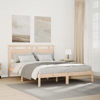 Ekstra lang sengeramme uden madras 140x210 cm massivt træ