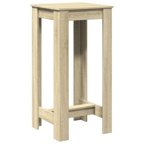 Barbord 51x50x103,5 cm konstrueret træ sonoma-eg
