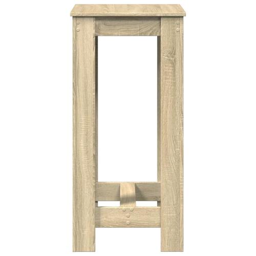 Barbord 51x50x103,5 cm konstrueret træ sonoma-eg