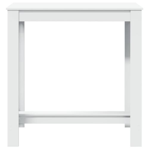 Barbord 102x50x103,5 cm konstrueret træ hvid