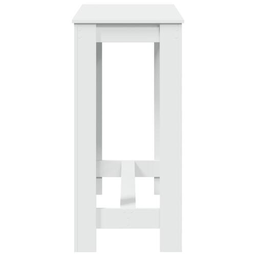 Barbord 102x50x103,5 cm konstrueret træ hvid