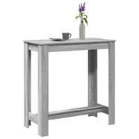 Barbord 102x50x103,5 cm konstrueret træ grå sonoma-eg