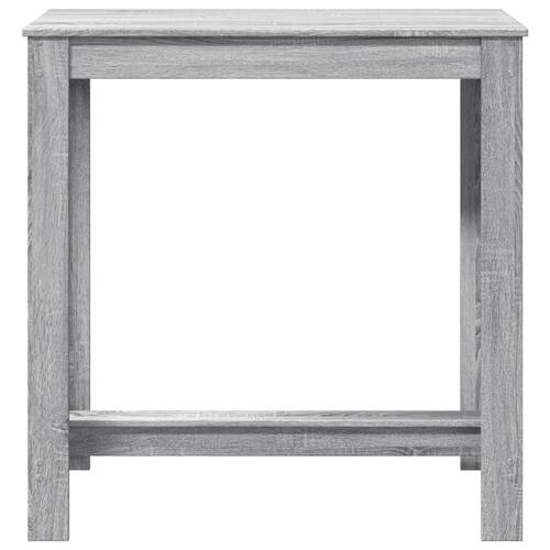 Barbord 102x50x103,5 cm konstrueret træ grå sonoma-eg