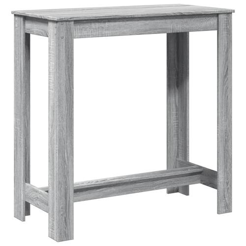 Barbord 102x50x103,5 cm konstrueret træ grå sonoma-eg
