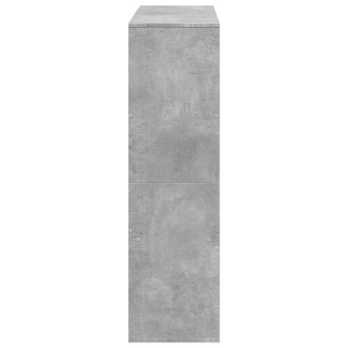 Bogreol/rumdeler 100x33x115 cm betongrå