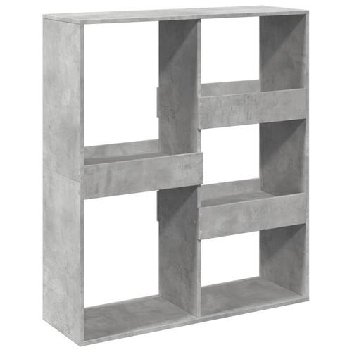 Bogreol/rumdeler 100x33x115 cm betongrå