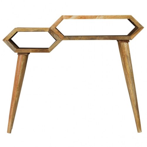 Konsolbord massivt mangotræ 90 x 35 x 76 cm