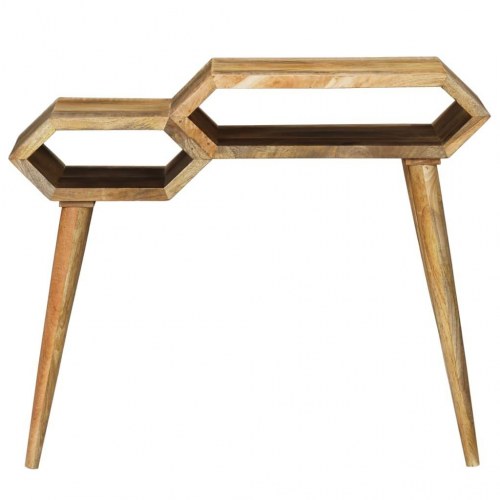 Konsolbord massivt mangotræ 90 x 35 x 76 cm