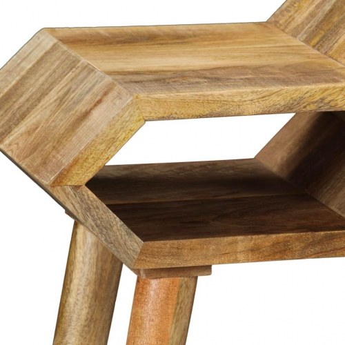 Konsolbord massivt mangotræ 90 x 35 x 76 cm