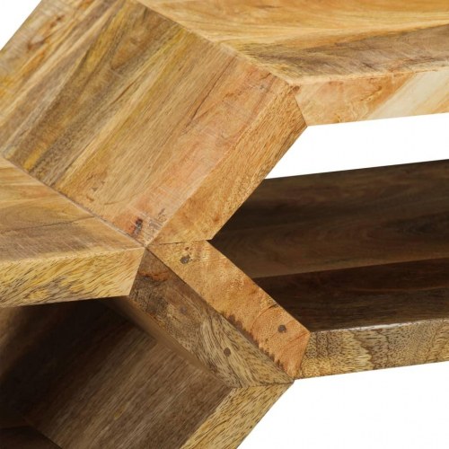 Konsolbord massivt mangotræ 90 x 35 x 76 cm