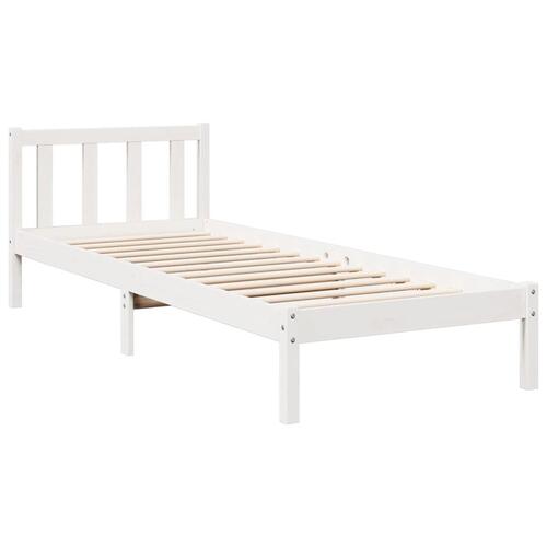 Ekstra lang sengeramme uden madras 100x220 cm massivt fyrretræ