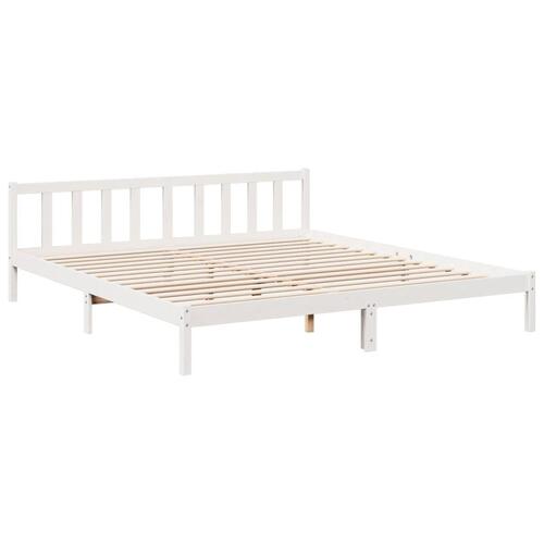 Ekstra lang sengeramme uden madras 180x220 cm massivt fyrretræ