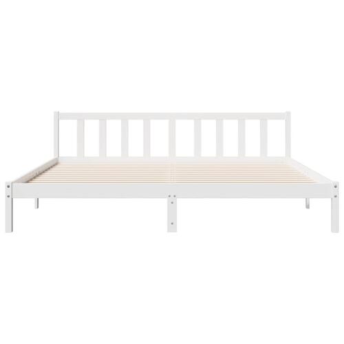 Ekstra lang sengeramme uden madras 180x220 cm massivt fyrretræ