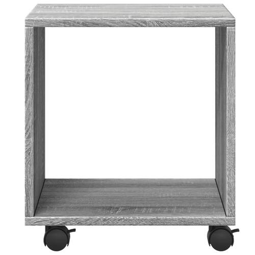 Rullebord 37x33x42,5 cm konstrueret træ grå sonoma-eg