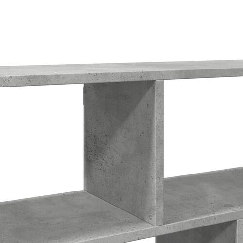 Væghylde 100x25x50 cm konstrueret træ betongrå