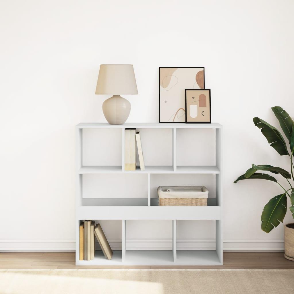 Bogreol/rumdeler 100x33x94,5 cm hvid