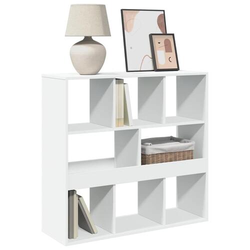 Bogreol/rumdeler 100x33x94,5 cm hvid