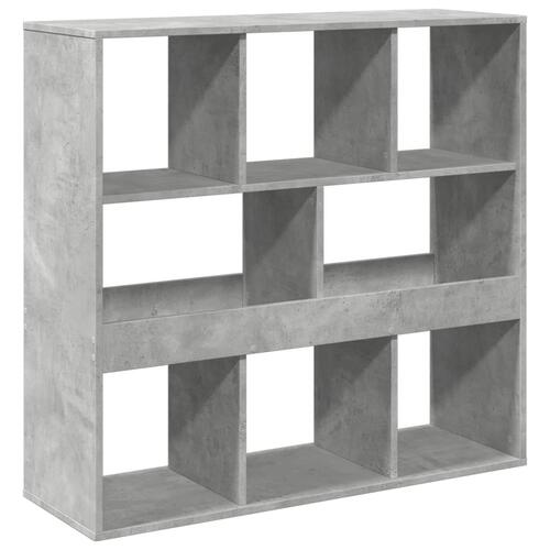 Bogreol/rumdeler 100x33x94,5 cm betongrå