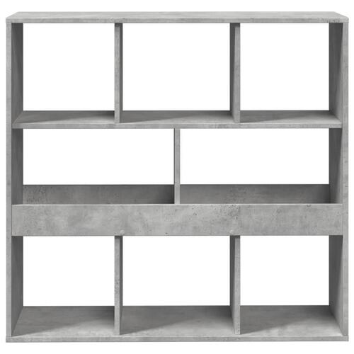 Bogreol/rumdeler 100x33x94,5 cm betongrå